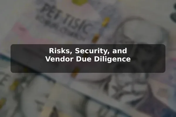 Risks, Security, and Vendor Due Diligence