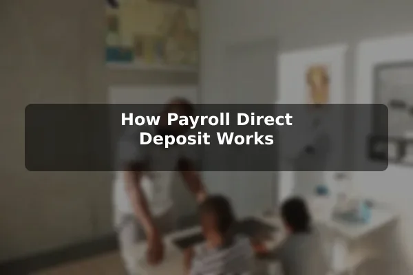 How Payroll Direct Deposit Works
