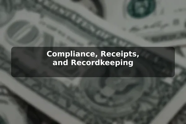 Compliance, Receipts, and Recordkeeping