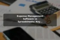 Expense Management Software vs Spreadsheets: Key Differences Expense Management Software vs Spreadsheets: Key Differences