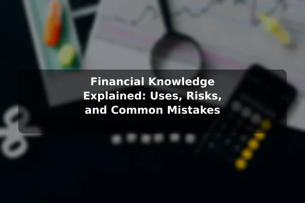 Financial Knowledge Explained: Uses, Risks, and Common Mistakes